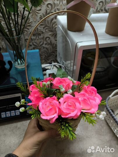 Цветы из мыла