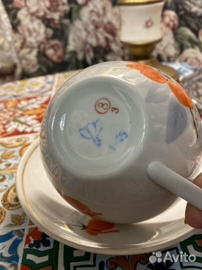Чашка чайная блюдце СССР винтаж раритет
