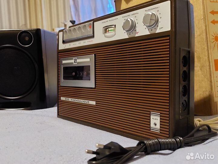 Магнитола panasonic. Магнитофон электроника 302