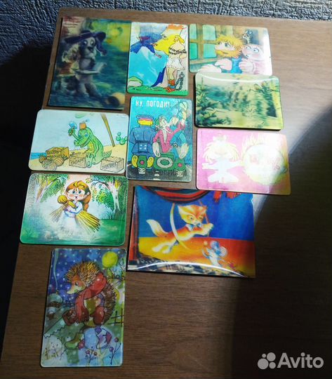 Переливные календарики СССР