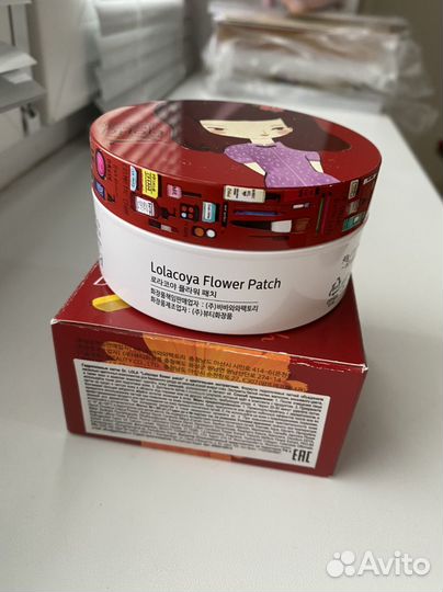 Патчи для глаз lolacoya flower patch
