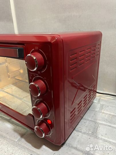 Мини-печь Avex TR 350 mrcl красная