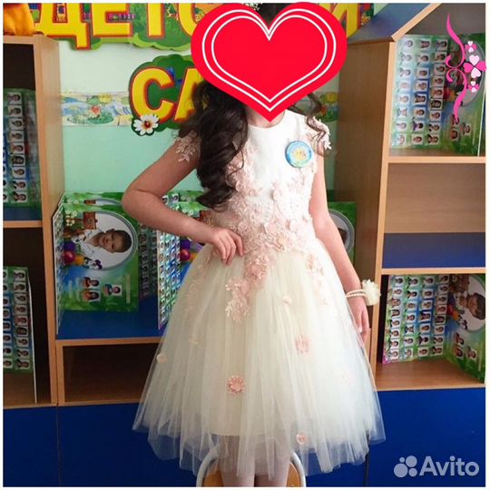 Нарядное платье для новогодних утренников и выпуск