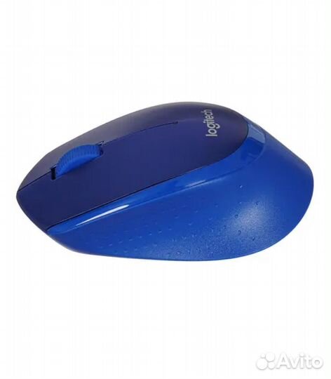 Беспроводная мышь Logitech M330 Silent Plus, синий