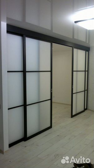 Изготовление дверей купе, межкомнатные перегородки