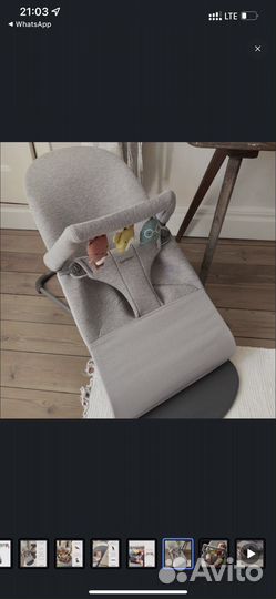 Шезлонг детский babybjorn