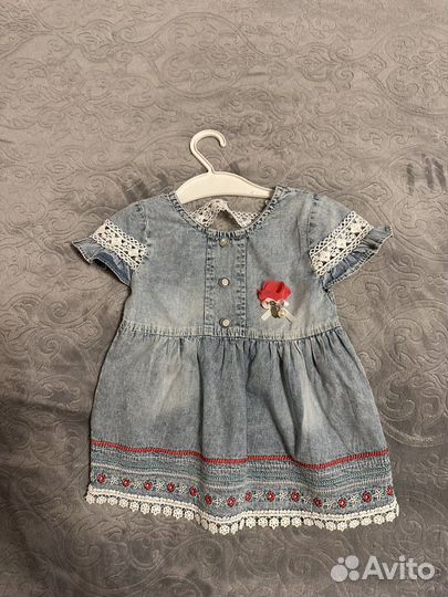 Платье для девочки 74-80