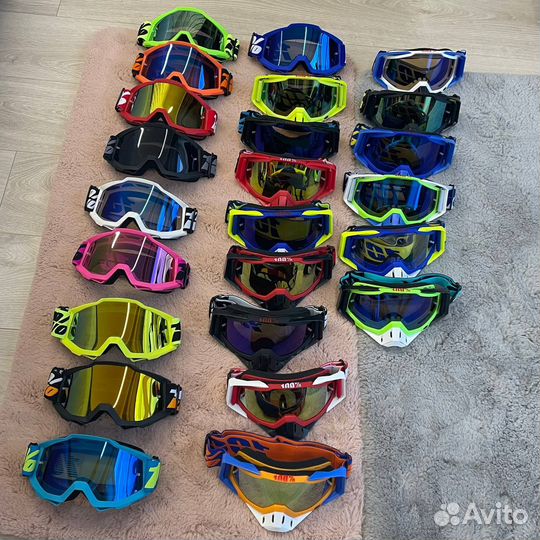 Очки для мотокросс эндуро 100 + линза