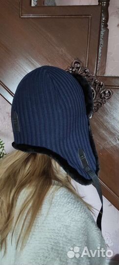 Шапка ушанка меховая