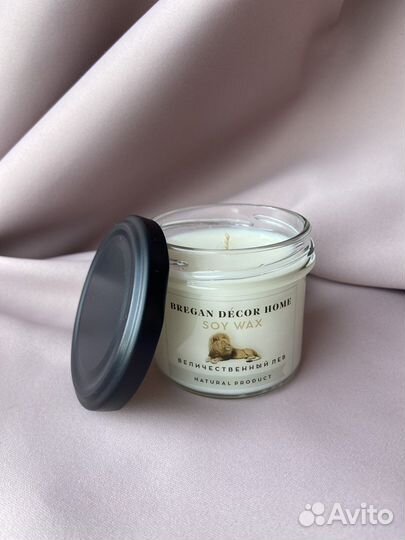 Ароматическая свеча ручной работы