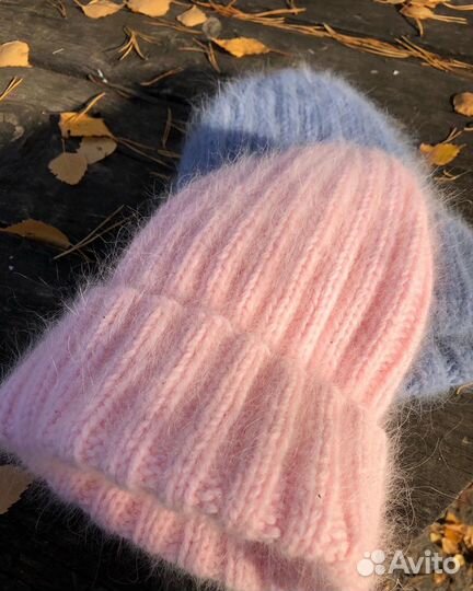 Шапочка из пуха норки