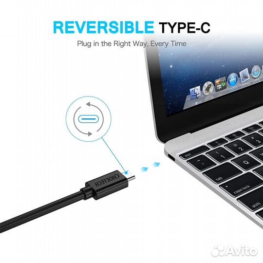 USB Кабель Type C с дисплеем VA