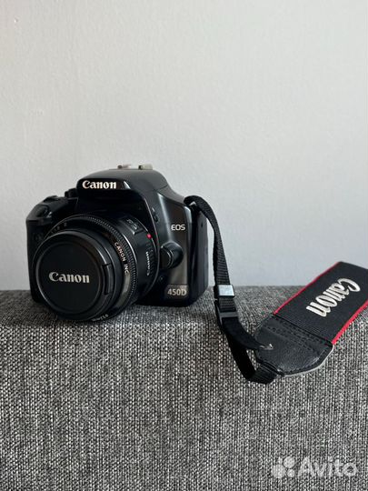 Canon eos 450d + объектив lens ef 50mm 1:1.8