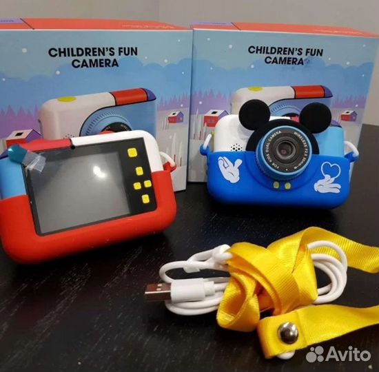 Детский фотоаппарат микки маус premium