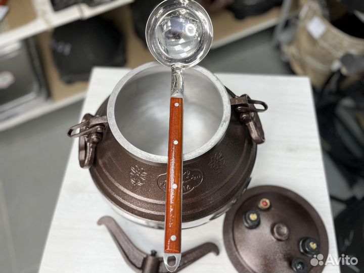 Aфгaнский кaзан 15 литpoв с половником