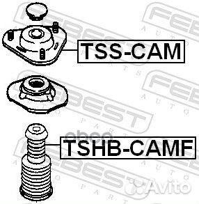 Пыльник переднего амортизатора tshbcamf Febest