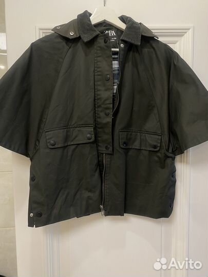 Тренч кейп zara