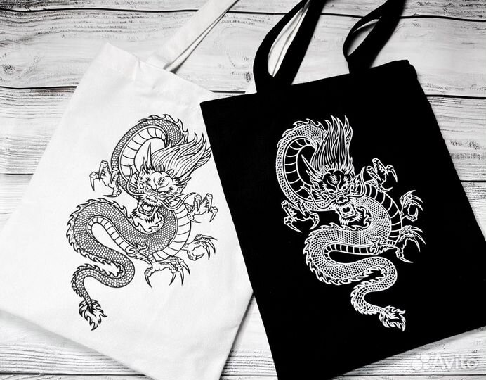 Шоппер Дракон Сумка кросс-боди косметичка