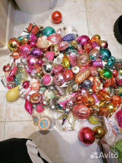 Елочные игрушки СССР советские