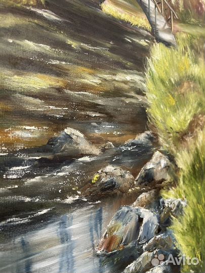 Картина маслом на холсте Пейзаж