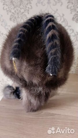 Шапка для девочки норковая
