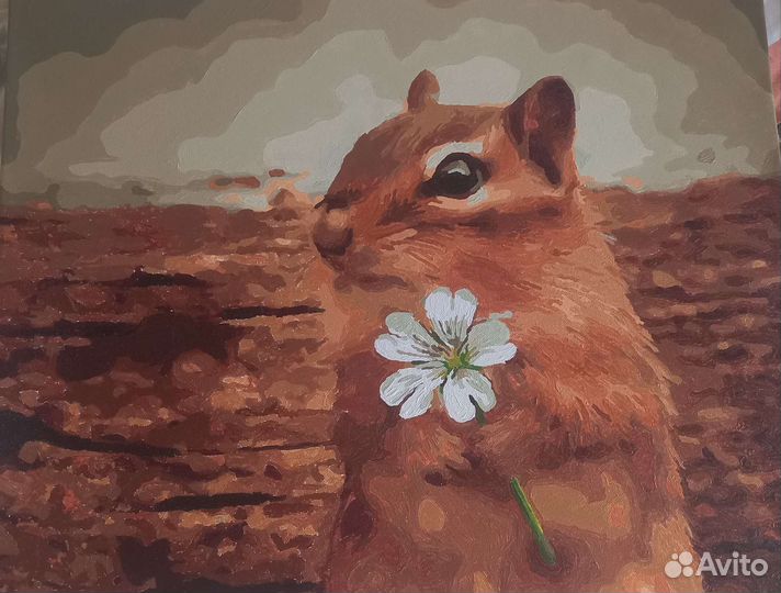 Картины по номерам раскрашенная