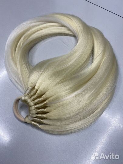 Хвост волосы на резинке