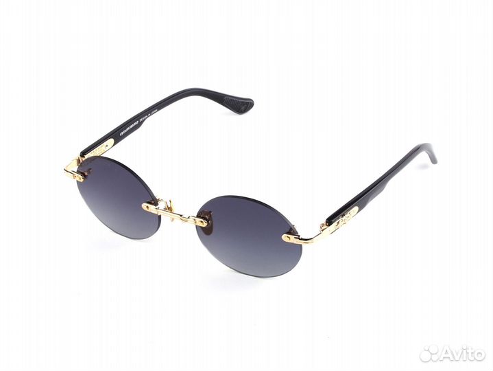 Очки Chrome Hearts Deep 3 чёрные