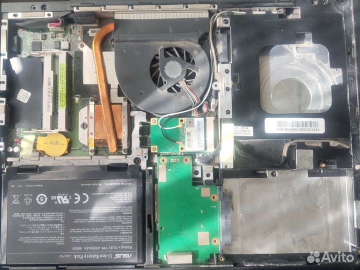 Ноутбук asus K40AB на запчасти