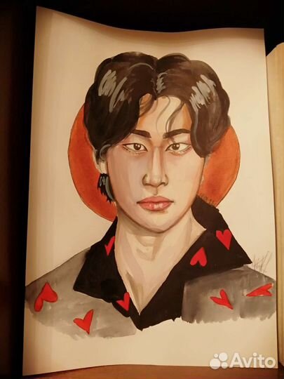 Рисую k-pop артистов