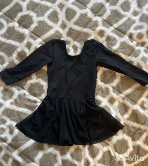 Гимнастический купальник с юбкой