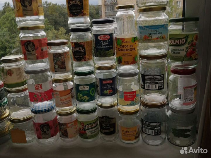 Банки стеклянные маленькие Обмен