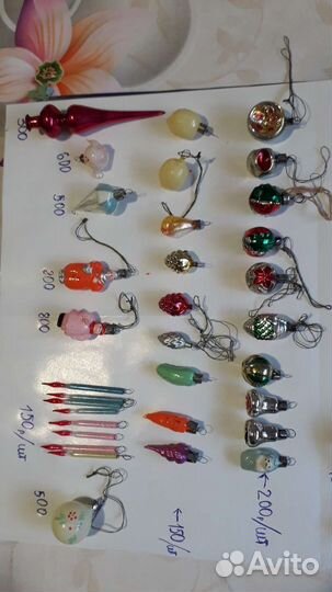 Елочные игрушки СССР