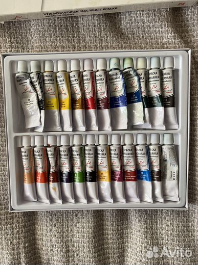 Масляные краски vista artista