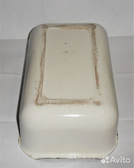 Винтажный эмалированный ящик лоток под фрукты СССР