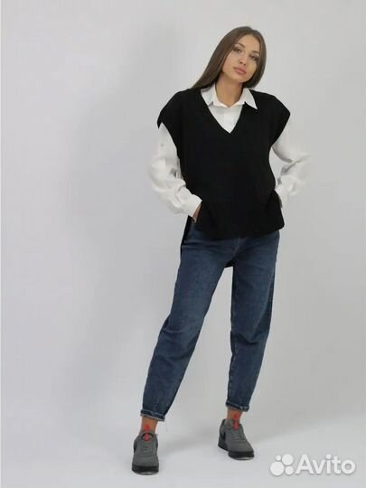 Жилетка вязаная новая