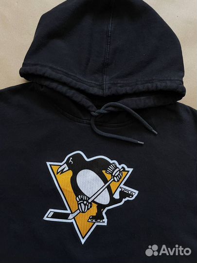 Винтажное худи Majestic Pittsburgh Penguins