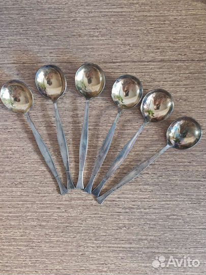 Мельхиоровые ложки СССР, 2 вида