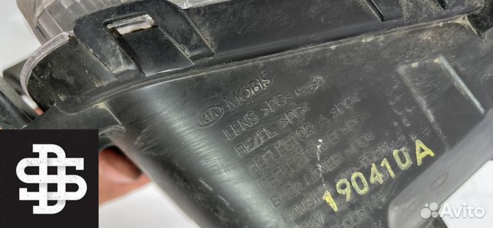 Фара противотуманная правая Kia Sorento 3 рест