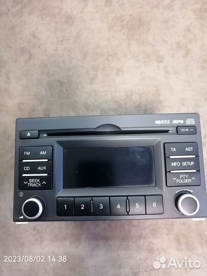 Штатная магнитола kia rio 2