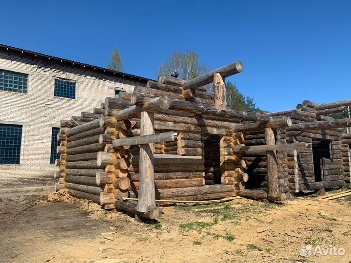 Сруб бани 6х6