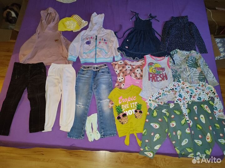 Пакет вещей для девочки 98 104 (26 шт)