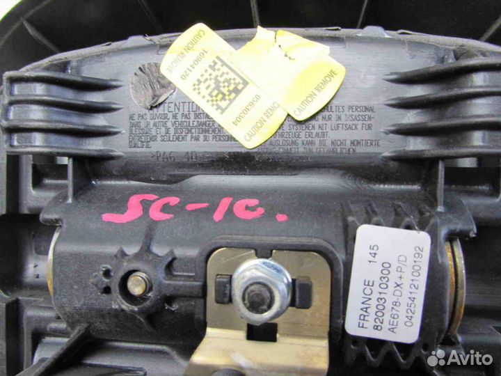 Подушка безопасности в рулевое колесо для Renault Scenic 2 2003-2009г