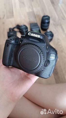 Canon 600d + вспышка + 3 объектива объявление продам