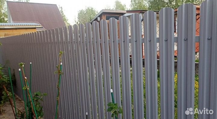 Забор металлический качественно под ключ