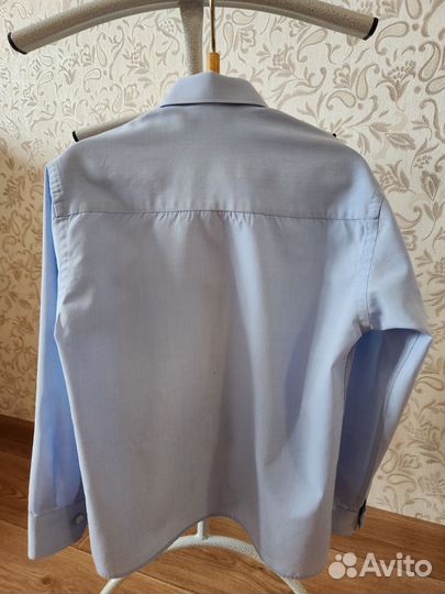 Рубашка для мальчика Vester голубая 122-128