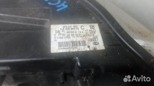 Фара левая audi A6 C6 Allroad (4GM07MR01)