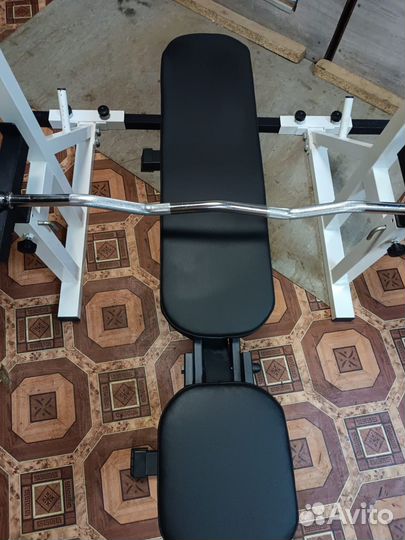 Спортивный комплекс + штанга 117кг