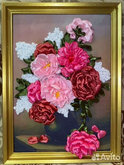 Картина из лент