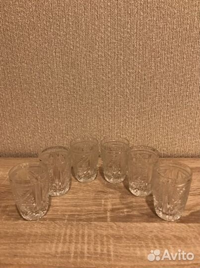 Хрустальные рюмки СССР